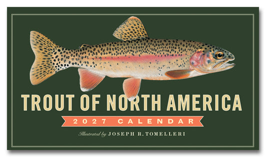 2027 Trout of North America Wall Calendar, 14" x 8"