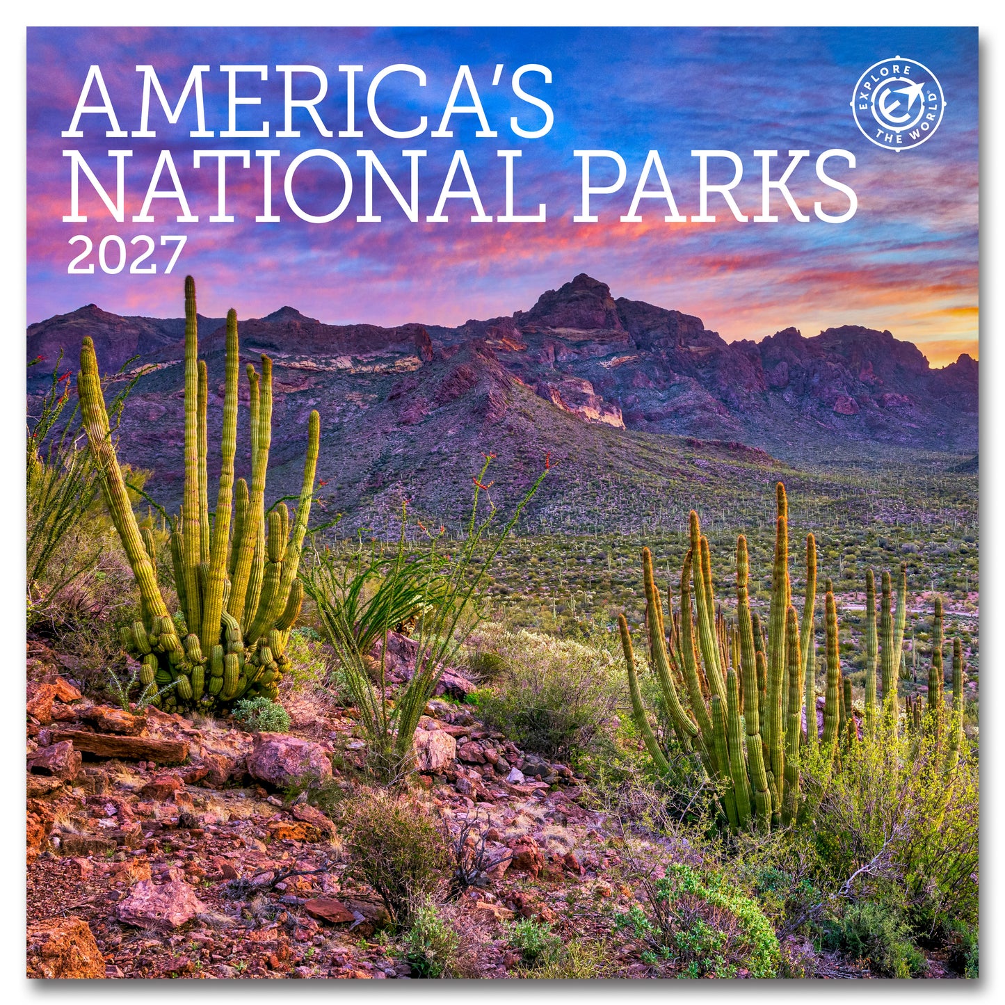 2027 America's National Parks Mini Wall, 7" x 7"