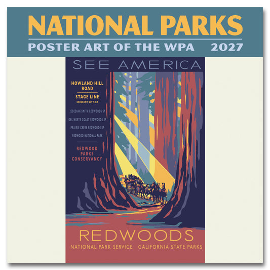 2027 National Parks WPA Mini Wall, 7" x 7"