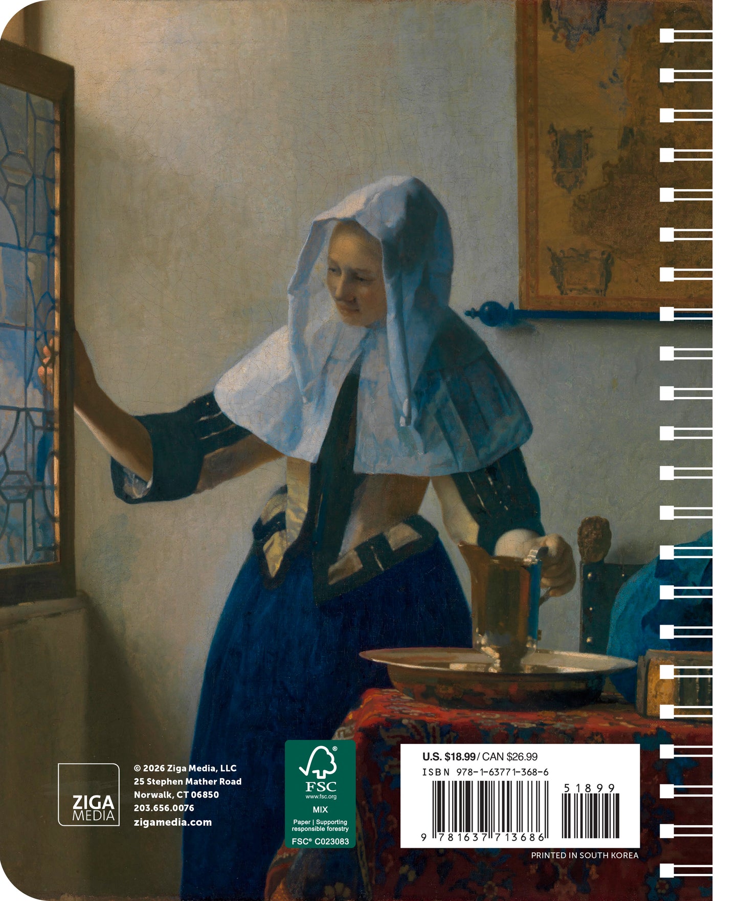 2027 Art Icons Weekly Desk Planner, 6.5” x 8.5” Spiral Bound