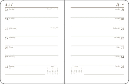 2027 Italy Weekly Desk Planner, 6.5" x 8.5" Spiral Bound