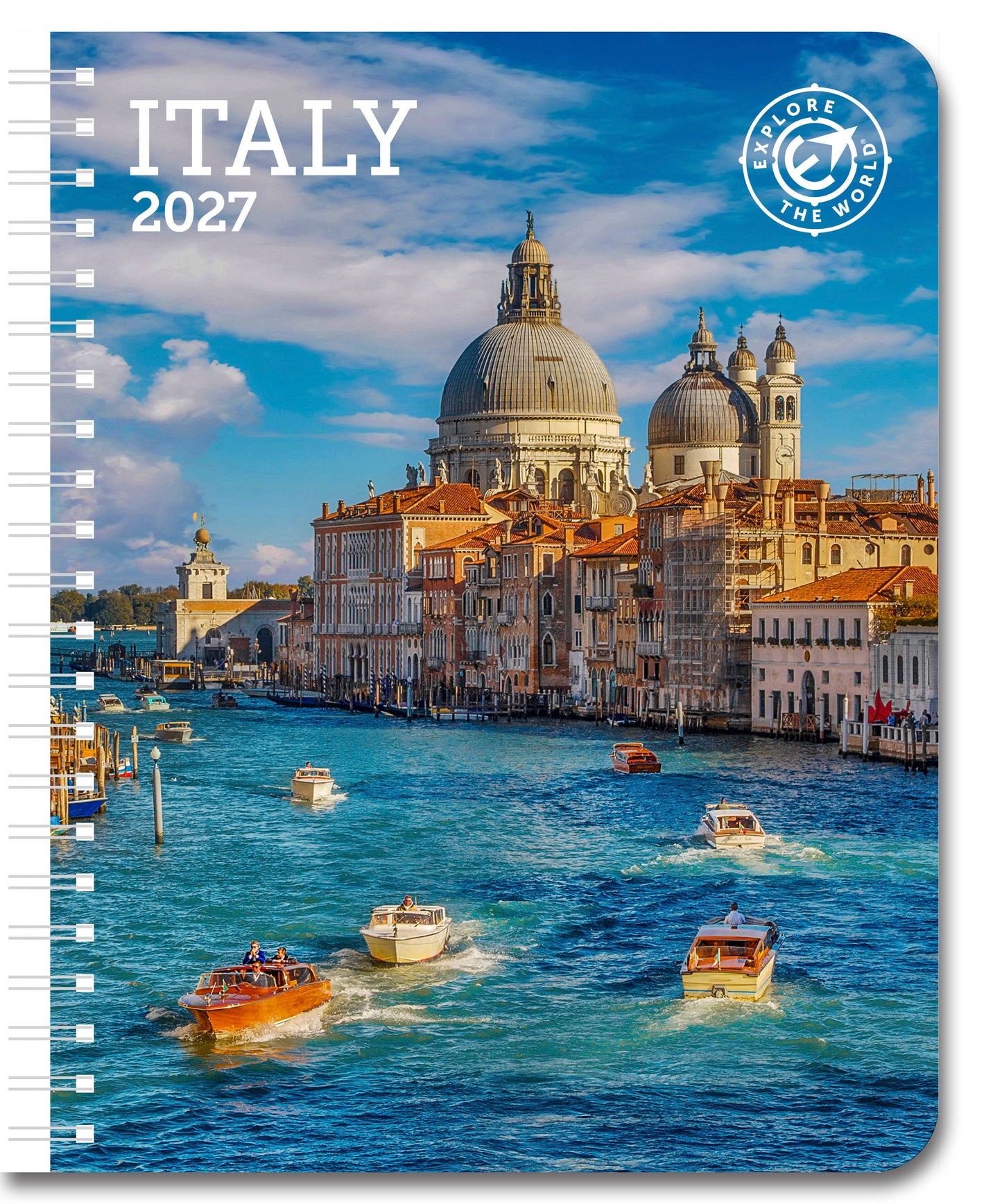 2027 Italy Weekly Desk Planner, 6.5" x 8.5" Spiral Bound