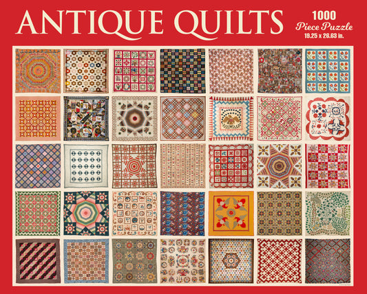 Antique Quilts  1000 or 500 Piece Puzzle