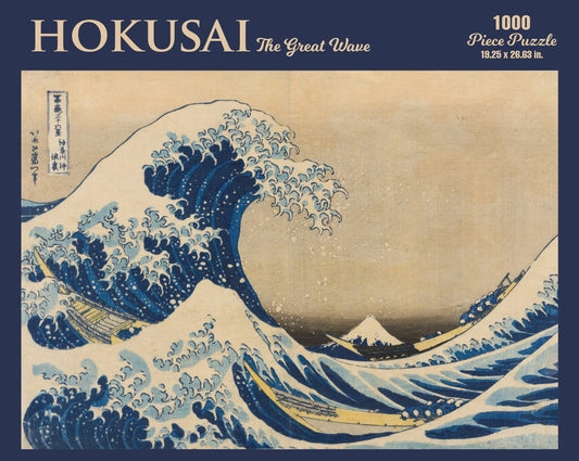 Hokusai-The Great Wave 1000 or 500 Piece Puzzle