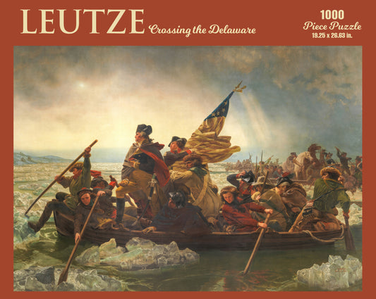 Leutze-Crossing the Delaware 1000 or 500 Piece Puzzle