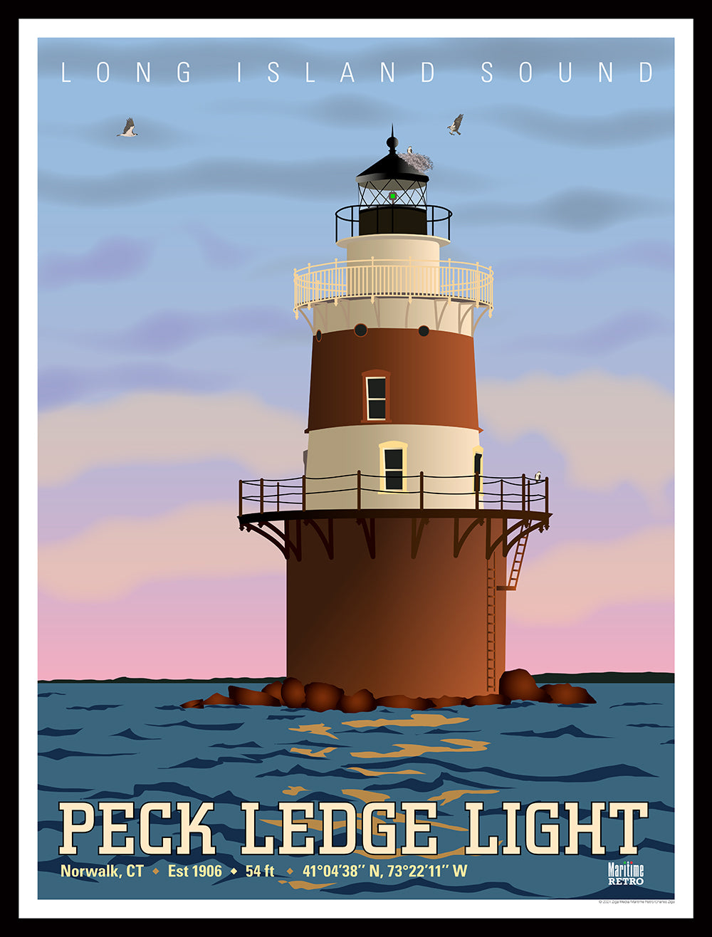 Pecks Ledge Light Print
