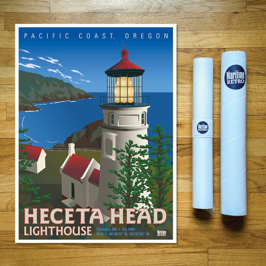 Heceta Head Light Print