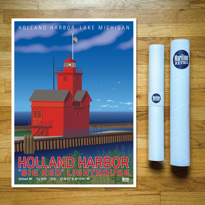 Holland Harbor Lighthouse Print