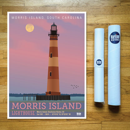 Morris Island Lighthouse Print
