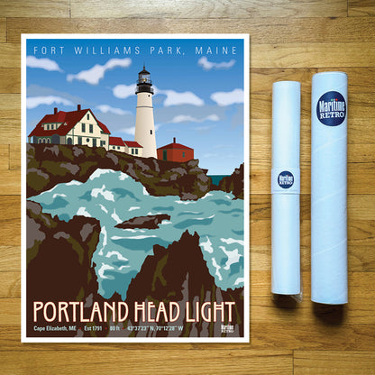 Portland Head Light Print