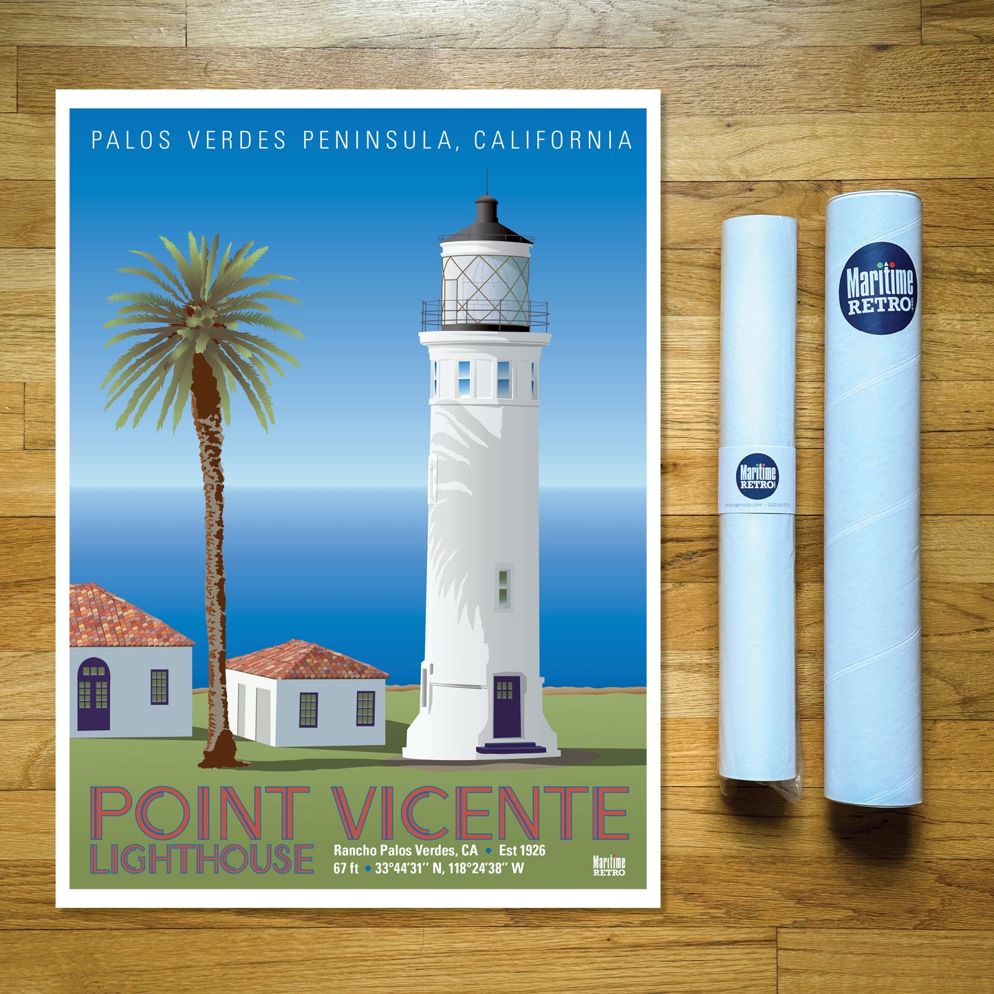 Point Vicente Lighthouse Print