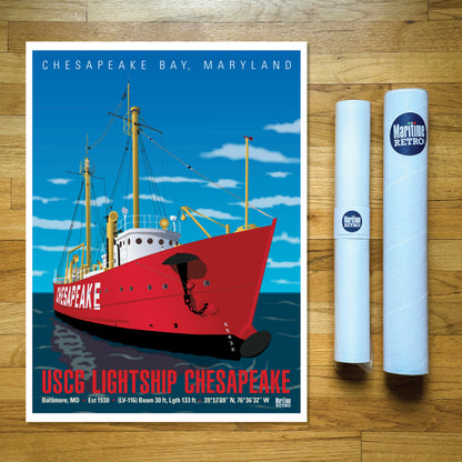 USCG Lightship Chesapeake Print