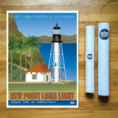 New Point Loma Lighthouse Print