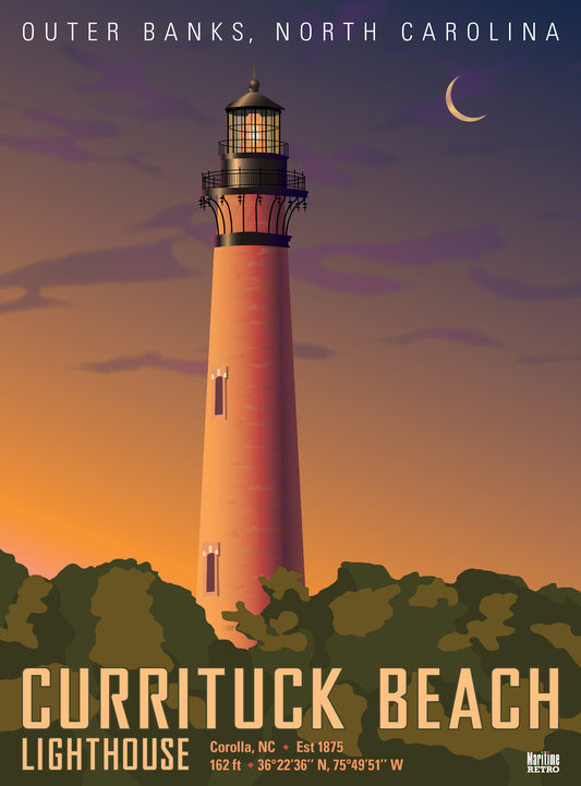 Currituck Beach Lighthouse Print