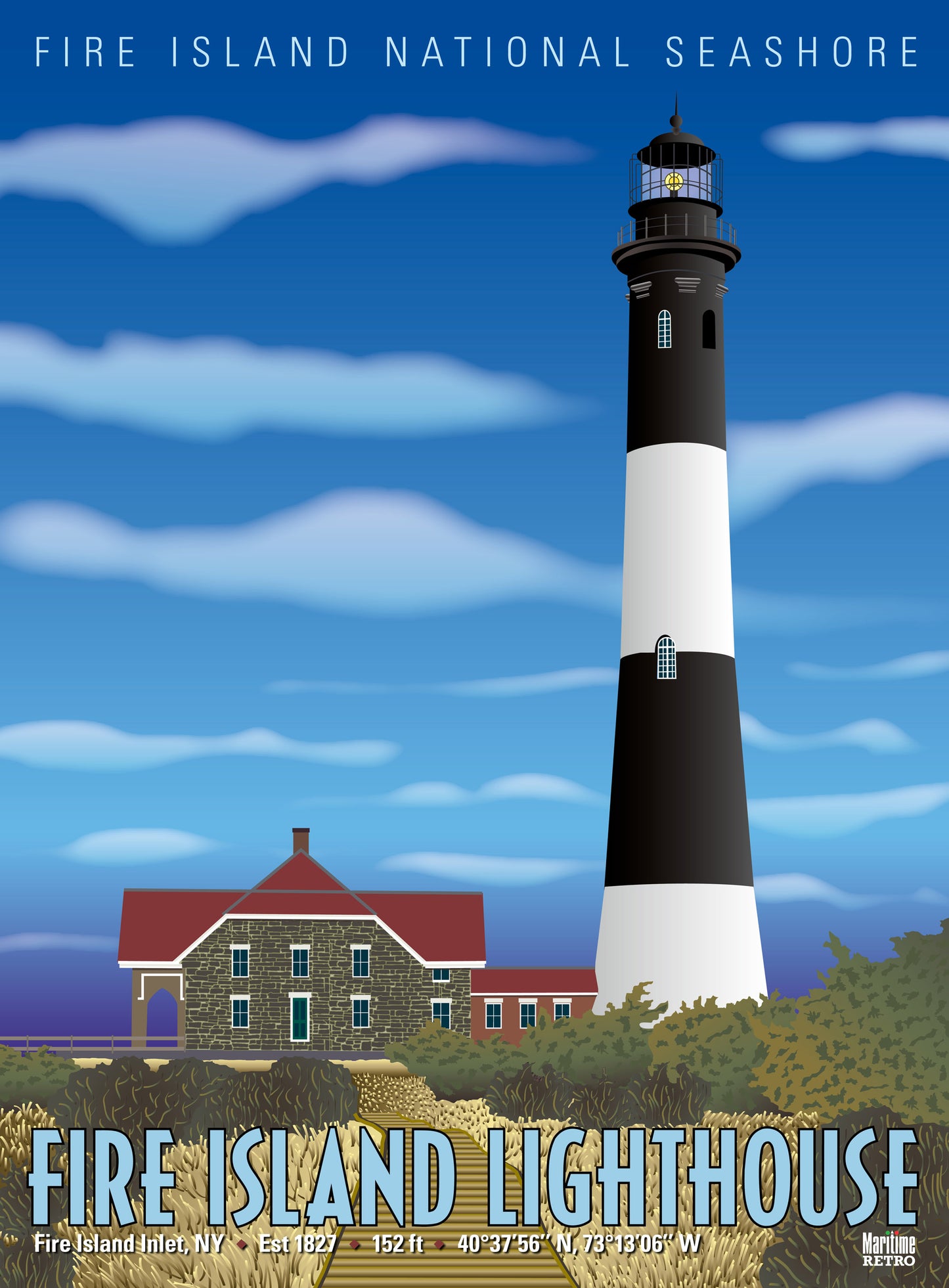 Fire Island Lighthouse Print
