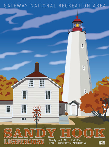 Sandy Hook Lighthouse Print