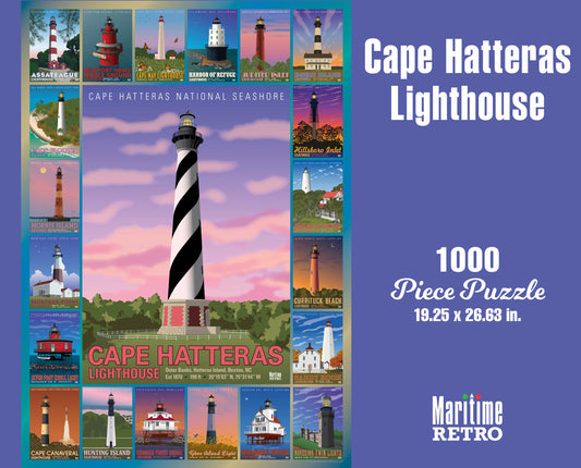 Cape Hatteras Lighthouse 1000 or 500 Piece Puzzle