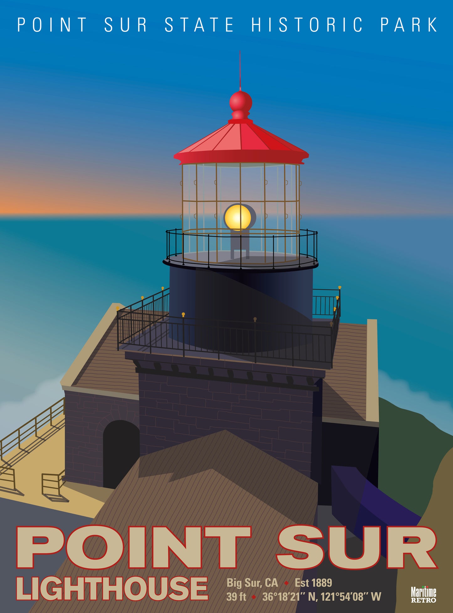Point Sur Lighthouse Print