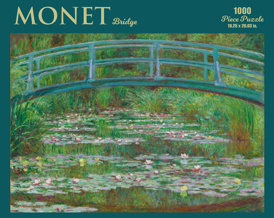 Monet—Bridge 1000 or 500 Piece Puzzle