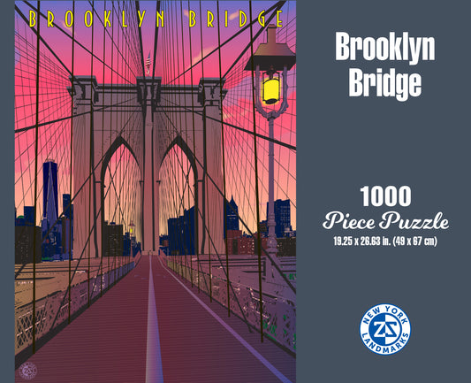 Brooklyn Bridge 1000 or 500 Piece Puzzle