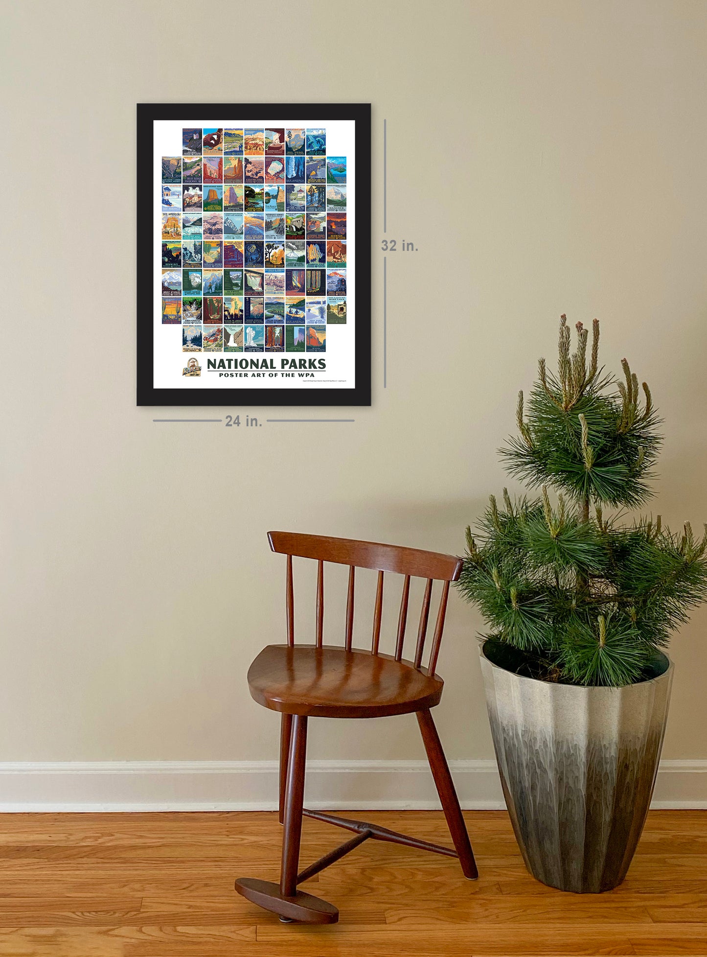 WPA National Park Poster of Posters Giclée Print
