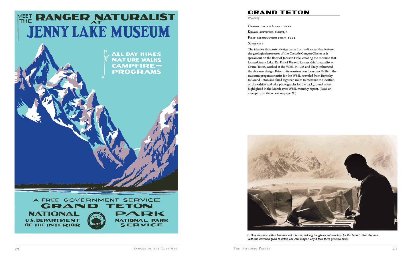 RANGER OF THE LOST ART—Rediscovering the WPA Poster Art of Our National Parks BOOK