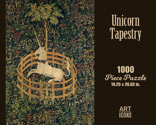 Unicorn Tapestry 1000 or 500 Piece Puzzle