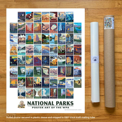 WPA National Park Poster of Posters Giclée Print