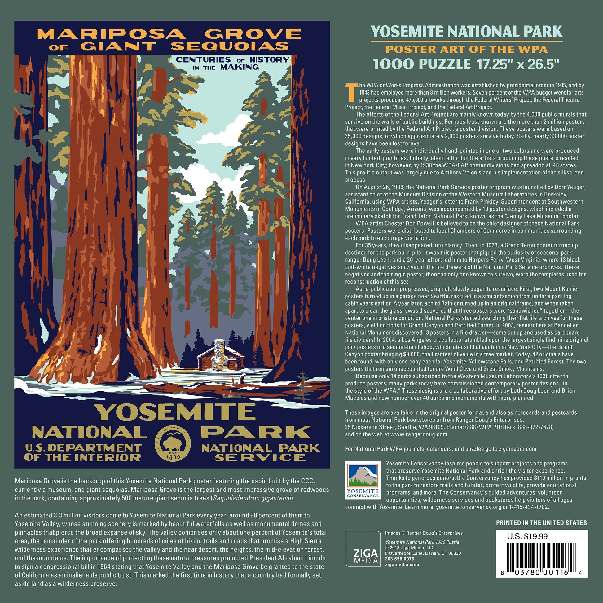 Yosemite – 1000 Piece Jigsaw Puzzle – Education Outdoors