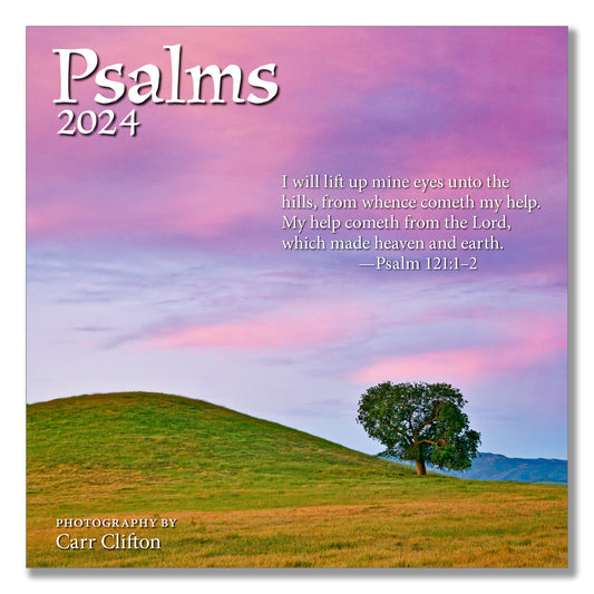 Psalms Mini Wall Calendar 2024