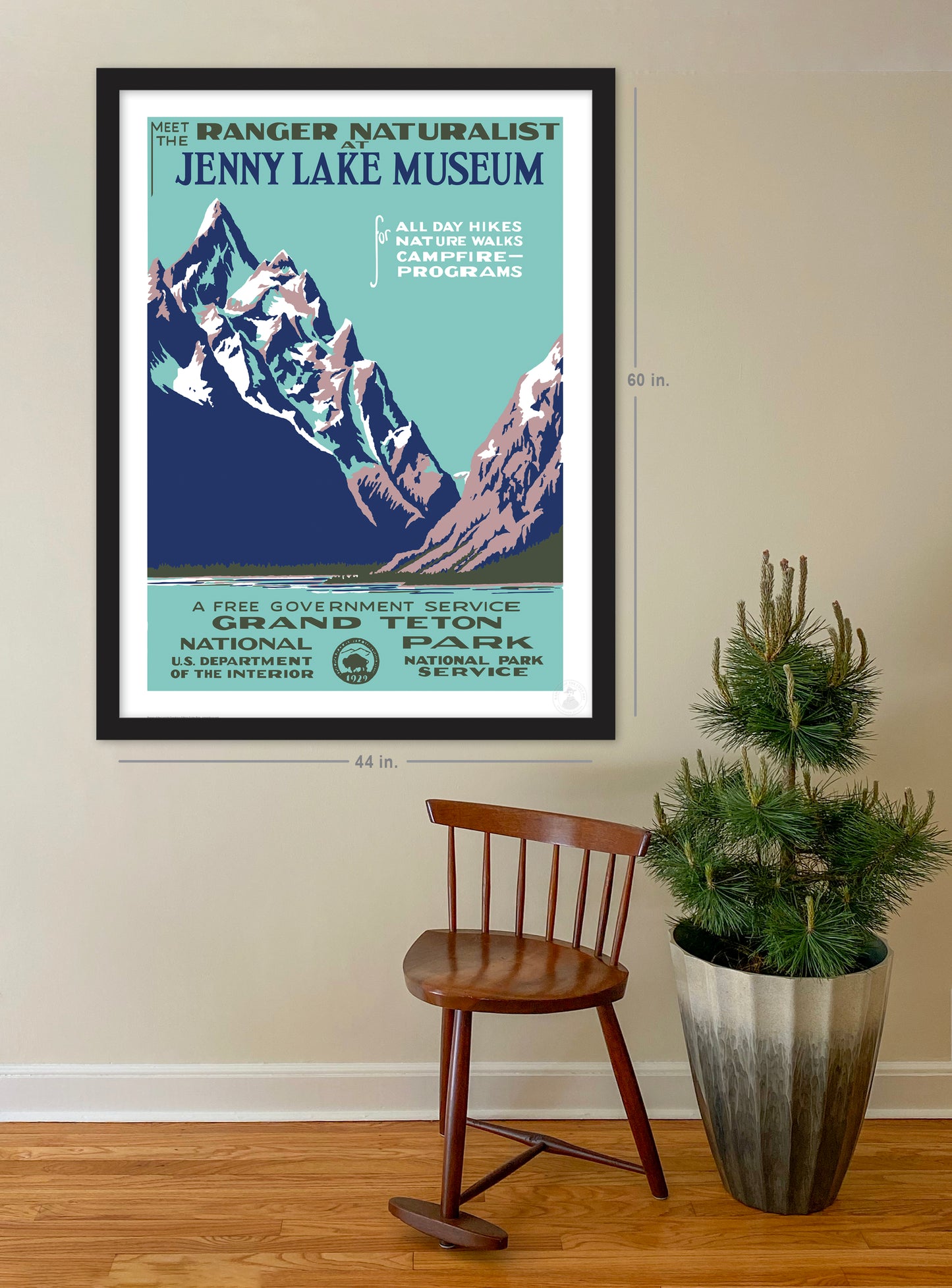 Grand Teton National Park  Grandview Edition Giclée Print
