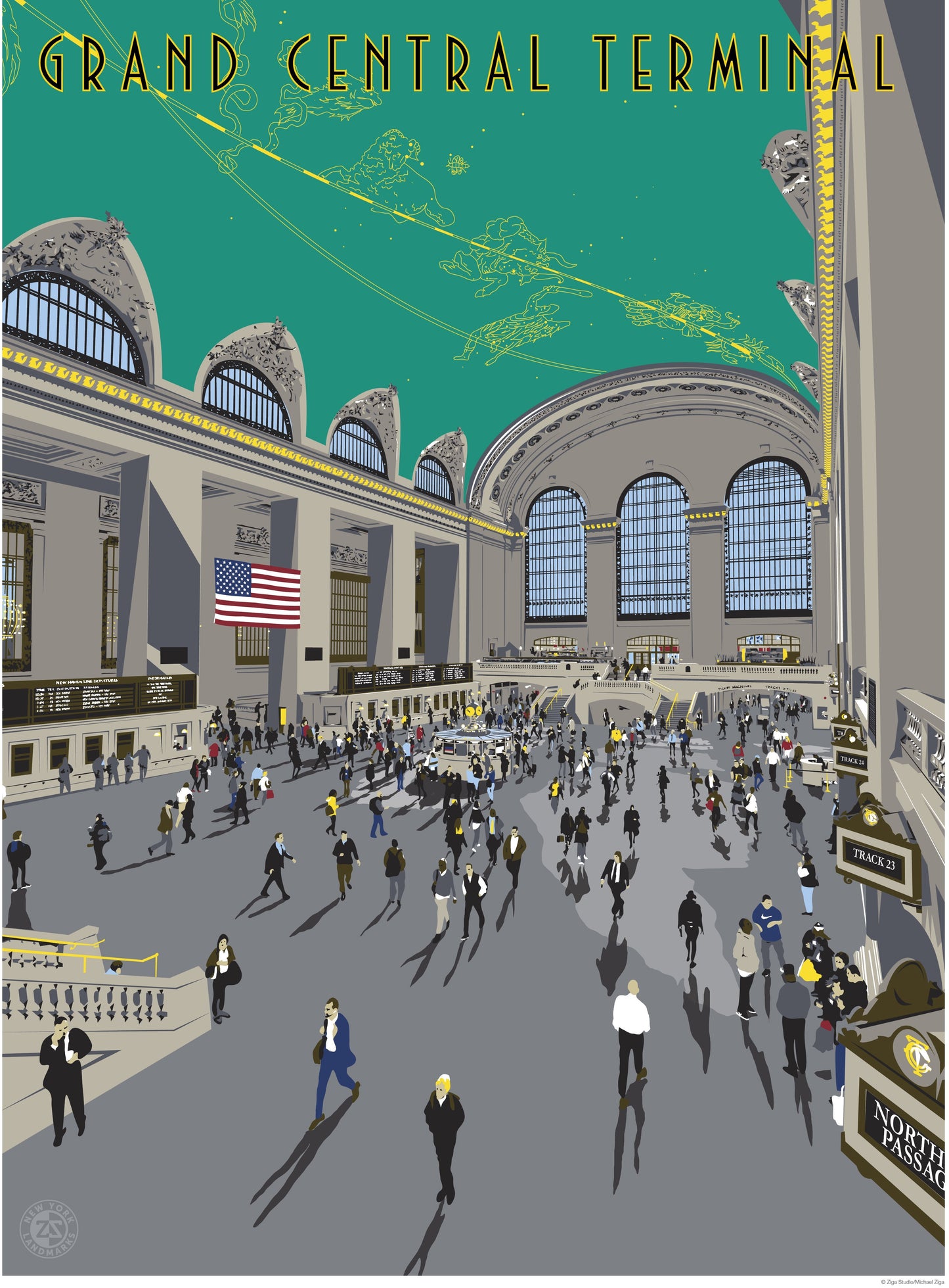 Grand Central Terminal Print - Ziga Media