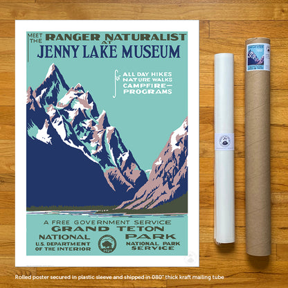 Grand Teton National Park  Grandview Edition Giclée Print