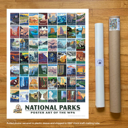 WPA National Park Poster of Posters Giclée Print