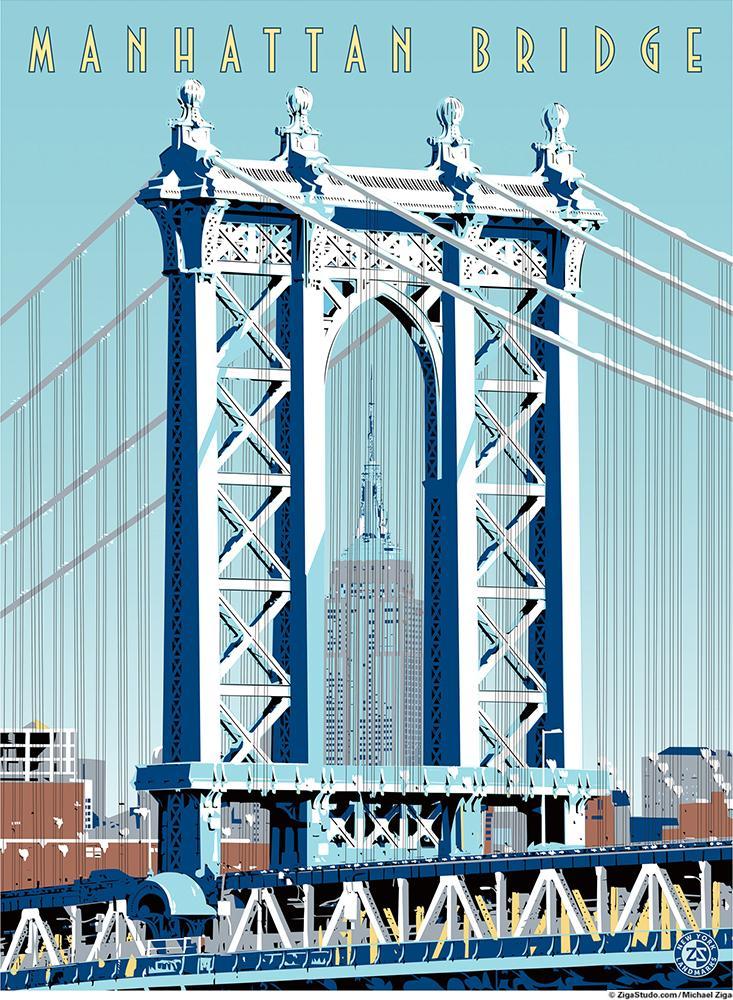 Manhattan Bridge Print - Ziga Media